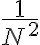  \frac{1}{N^2} 