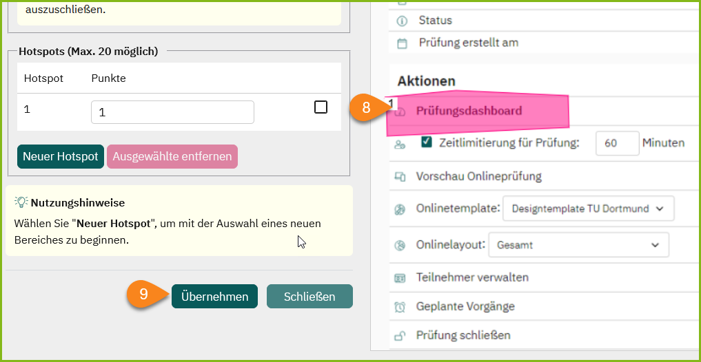 Hotspot übernehemen