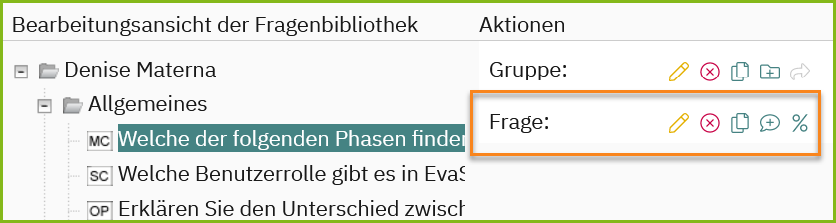 Funktionen der Frage